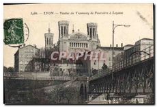 CPA Lyon Viaduc de Tramway de Fourviere a Loyasse 