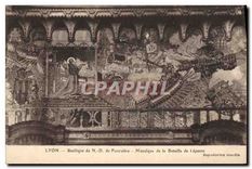 CPA Lyon Basilique de Notre Dame de Fourviere Mosaique de la Bataille de Lepante 