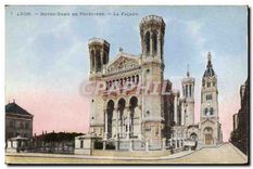 CPA Lyon Notre Dame de Fourviere La Facade 