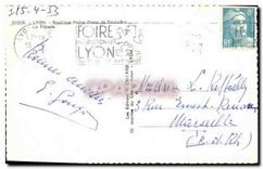 CPA Lyon Basilique Notre Dame de Fourviere La Facade 