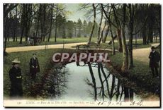 CPA Lyon Parc de la Tete d'Or Sous Bois 