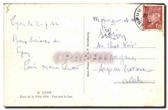 CPA Lyon Parc de la Tete d'Or Vue sur le Lac 