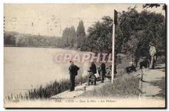 CPA Lyon Dans le Parc Les Pecheurs 