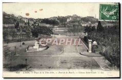 CPA Lyon Place de la Tete d'Or Pont de la Boucle Coteau Saint Clair 