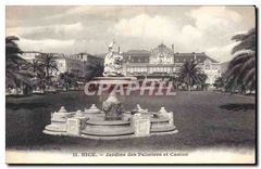 CPA Nice Jardins des Palmiers et Casino 