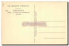 CPA Nice Le Palais de la Mediterranee vu la nuit