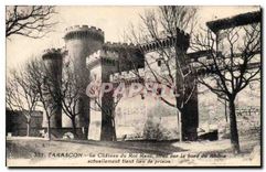 CPA Tarascon Le Chateau du Roi Rene Situe sur le Bord du Rhone actuellement tient lieu de prison 