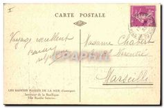 CPA Les Saintes Maries de la Mer Camargue Interieur de la Basilique 