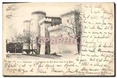 CPA Tarascon Le Chateau du Roi Rene Cote de la Ville 
