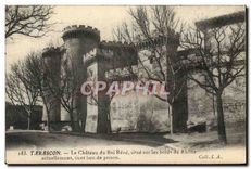 CPA Tarascon Le Chateau du Roi Rene situe sur les bords du Rhone actuellement tient de prison 