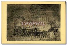 CPA Chateau de Tarascon Tour Nord Est Graffiti executes par les prissonniers 