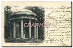 CPA Versailles Parc du Petit Trianon Temple de l'Amour Carte 1899