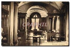 CPA Le Chateau de la Malmaison La Bibliotheque 