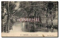 CPA Vernon Vue sur la Seine 