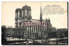 CPA Paris Cathedrale Notre Dame 
