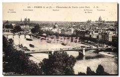 CPA Paris Panorama de Paris cote Est 