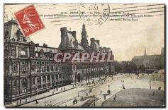 CPA Paris Le Pacais de Hotel de Ville 