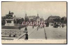 CPA Paris Le Pont Neuf et le Statue equestre de Henri IV 