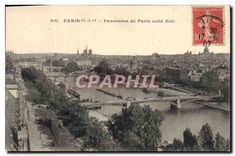 CPA Paris Panorama de Paris cote Est 