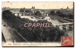 CPA Paris Vue vers la Pointe du Vert Galant 