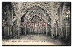 CPA Paris Interieur de la Ste Chapelle 