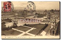 CPA Paris Vue generale du Louvre 