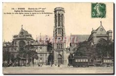 CPA Paris Mairie du 1er Eglise St Germain l'Auxerrois 