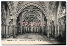 CPA Paris Interieur de la Ste Chapelle 