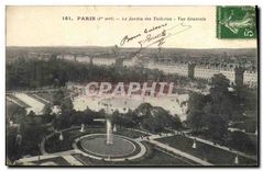 CPA Paris Le Jardin des Tuileries Vue Generale 