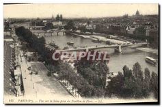 CPA Paris Vue sur la Seine prise du Pavillon de Flore 