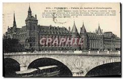 CPA Paris Ier Palais de Justice et Conciergerie Date du Xiv siecle demeure royale 