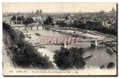 CPA Paris Ier vue sur la Seine prise du Pavillon de Flore 