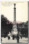 CPA Paris Ier arrt la Fontaine du Chatelet Erigee en 1807 sur l'emplacement de la prison fut posee s