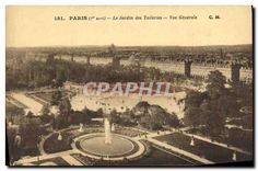 CPA Paris Ier arrt le jardin des Tuileries vue generale 