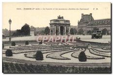 CPA Paris Ier arrt le Louvre et les nouveaux jardins du carrousel 