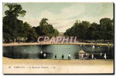 CPA Paris 1er le Bassin des Tuileries 