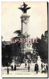 CPA Paris Ier le monument de Gambetta 