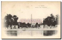 CPA Paris jardin des Tuileries 