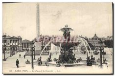 CPA Paris VIII La Place de la Concorde 