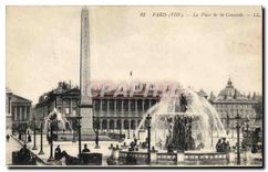 CPA Paris VIII La Place de la Concorde 