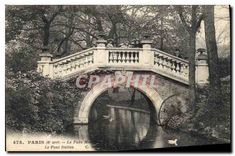 CPA Paris 8 arrt Le Parc Monceau le Pont Italien 