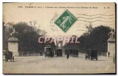 CPA Paris 8 arrt L'Avenue des Champs Elysees et les Chaveaux de Marly 