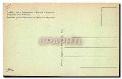 CPA Paris Panorama de la Place de la Concorde L'Obelisque et la Madeleine 