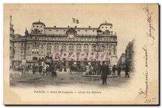 CPA Paris Gare St Lazare Cour du Havre 