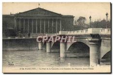 CPA Paris VII Le Pont de la Concorde et la Chambre des Deputes Quai d'Orsay 
