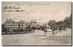 CPA Paris Palais et Jardin du Luxembourg 