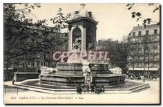 CPA Paris VI La Fontaine Saint Sulpice 