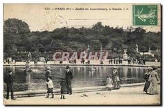 CPA Paris 6e Jardin du Luxembourg le bassin 