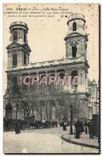 CPA Paris 6e arrt Eglise Saint Sulpice Commencee en 1646 terminee en 1749 anne d'Autriche assista a 
