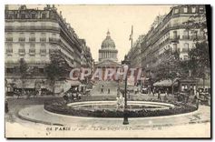 CPA Paris 5e arrt la rue Soufflot et le Pantheon 